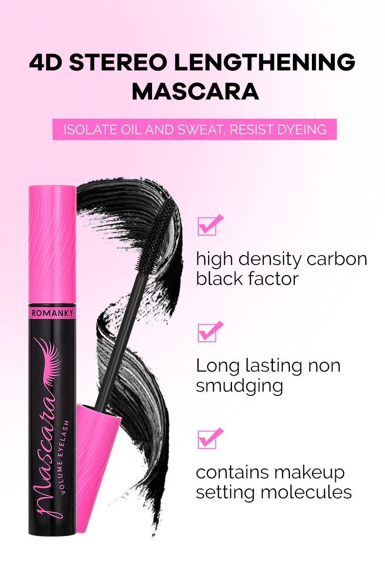 Long-lasting Mascara Waterproof Smudge-proof Dense Curling Style_voghion.com