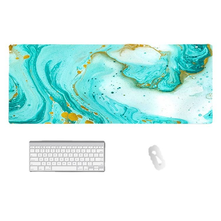 Nordic Marble Large op maat gemaakt, vergroot en verdikt computertafel muiskussen warmte_voghion.com
