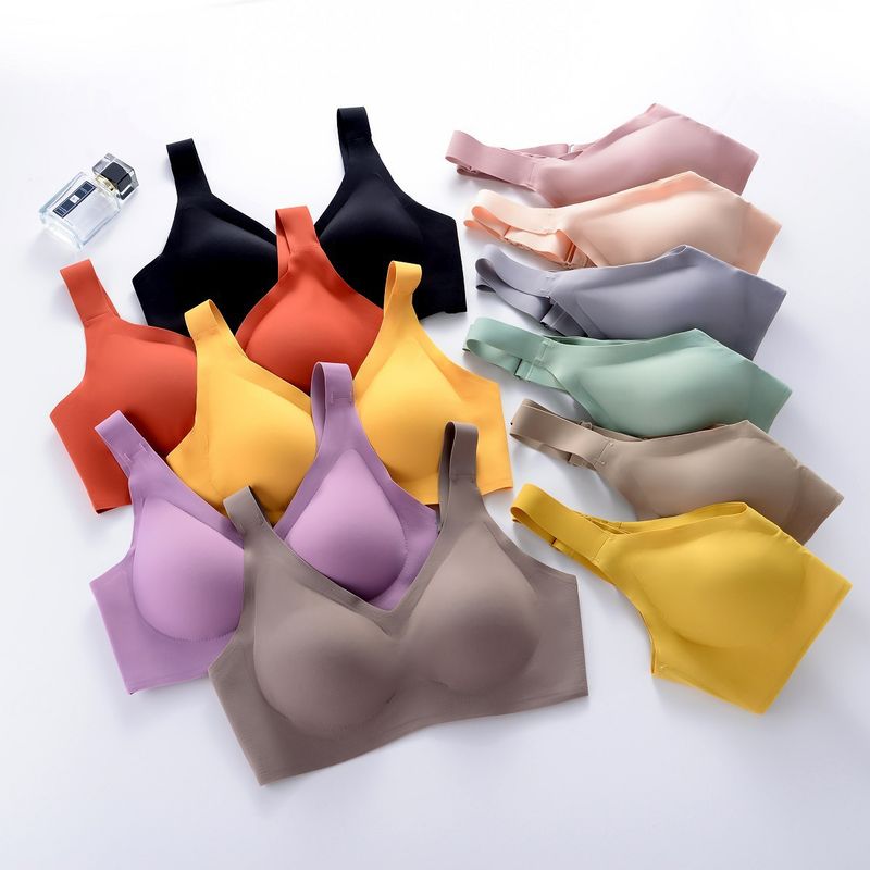 Shangpin - Correa de hombro grande de látex tailandés para mujer, ropa interior con hebilla invisible sin rastro, accesorio de colección para deportes de pecho_voghion.com