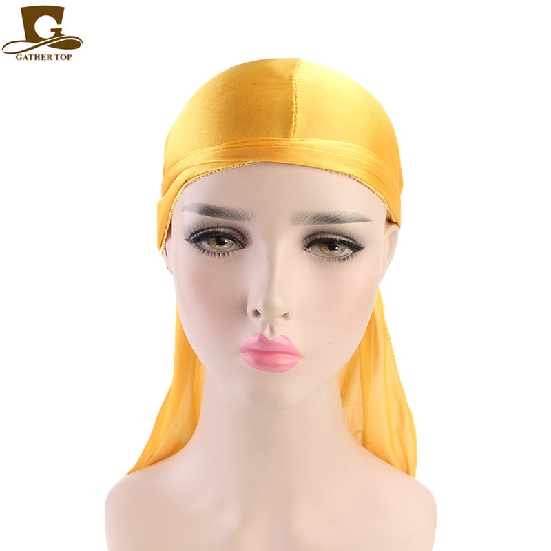 Unisex Men's and women's bandana hats Pirate hats silky durag TJM-05C_voghion.com