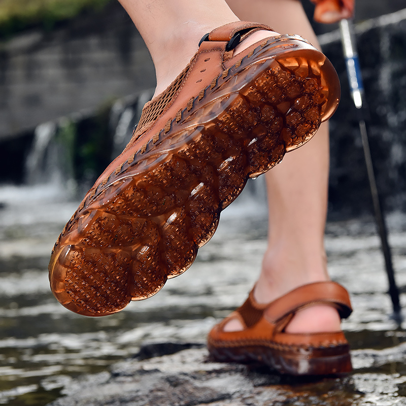 Herren-Wandersandalen, bequem, lässig, atmungsaktiv, rutschfest, Sport-Sandale, Outdoor-Sport, Sommersport, Outdoor-Sandalen_voghion.com
