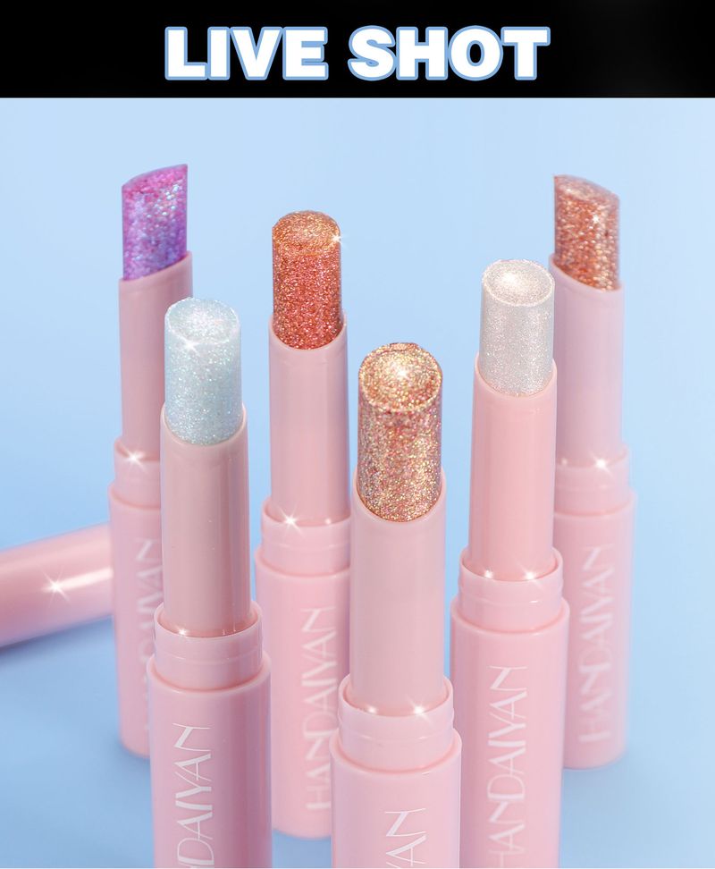 HANDAIYAN 6 - Color Jelly Eyeshadow Stick With Fine Shimmer - Fine Pearl Jelly Highlight Eyeshadow Stick_voghion.com