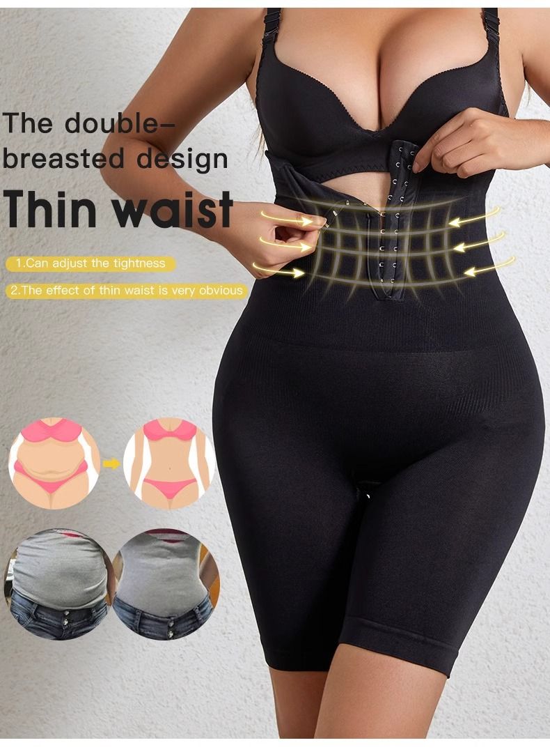 Waist corset hip lift tight breasted seamless flat Angle plus size hip lift pants_voghion.com