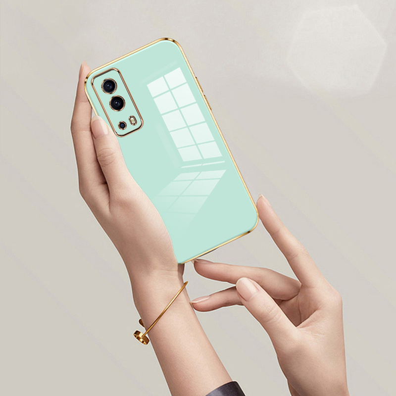 For vivo Y72 5G Case Luxury Square Plating Vivo Y52 5G Phone Case vivo Y75S Y72 Y52 ShockProof Silicone V2041 v2053 Back Cover_voghion.com