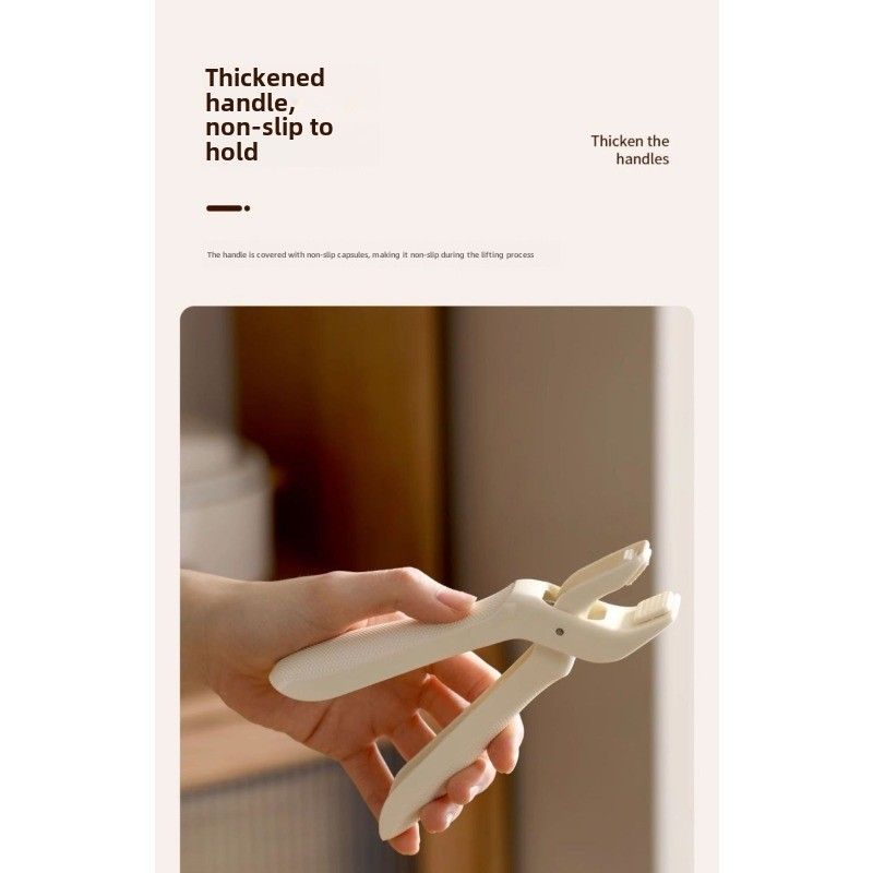 Haushaltsküche und Verbrühungsschutzgeschirr aus Silikon zum Aufnehmen des rutschfesten Tellerclips, Dampfschüssel-Artefakts_voghion.com