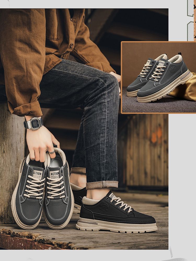 Martin Stiwwelen Fréijoer Nei Atmungsaktiv Aarbechtskleedung Männer Trendy Villsäiteg Déck Sohlen Sport a Fräizäit Boardschuhe Männer_voghion.com