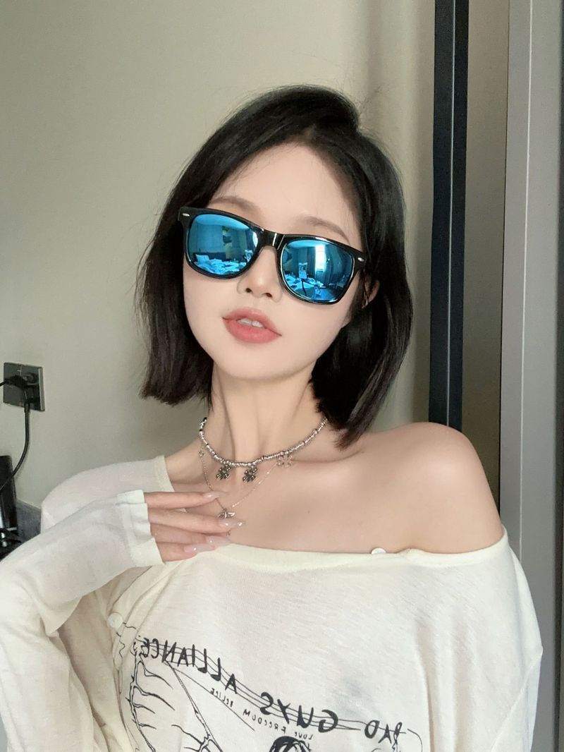 Ochelari de soare polarizați retro pentru bărbați și femei, ochelari de soare Rice Nail, ochelari de soare colorați pentru condus, 2140 polarizator_voghion.com