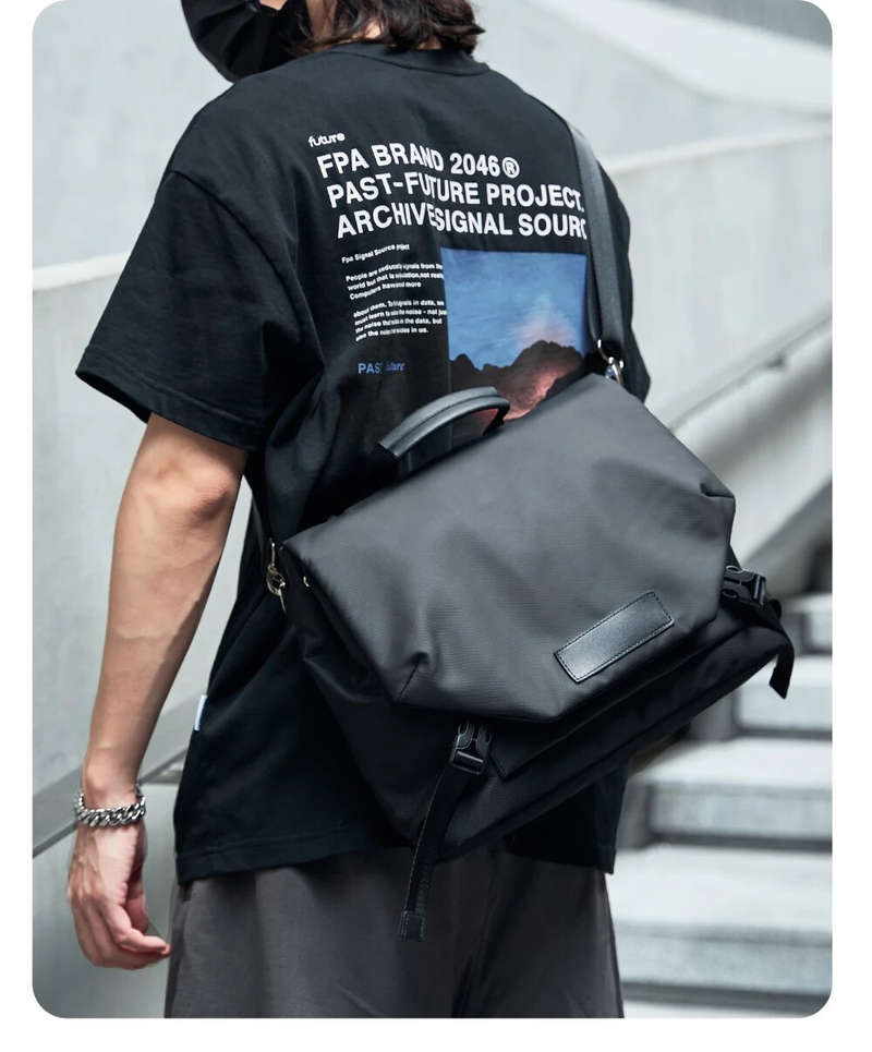Männer Messenger Taschen Business Crossbody Tasche Grouss Kapazitéit Passend 15 Zoll Laptop Casual Jongen Waasserdicht Schëller Designer_voghion.com