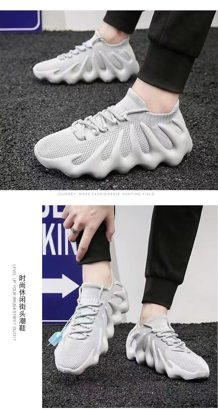 Mænds og kvinders sokker Sko 450 Trendy Sko Sommer 2023 Stil Octopus Åndbar Mesh Flyvende Vævet Løbe Sneakers_voghion.com