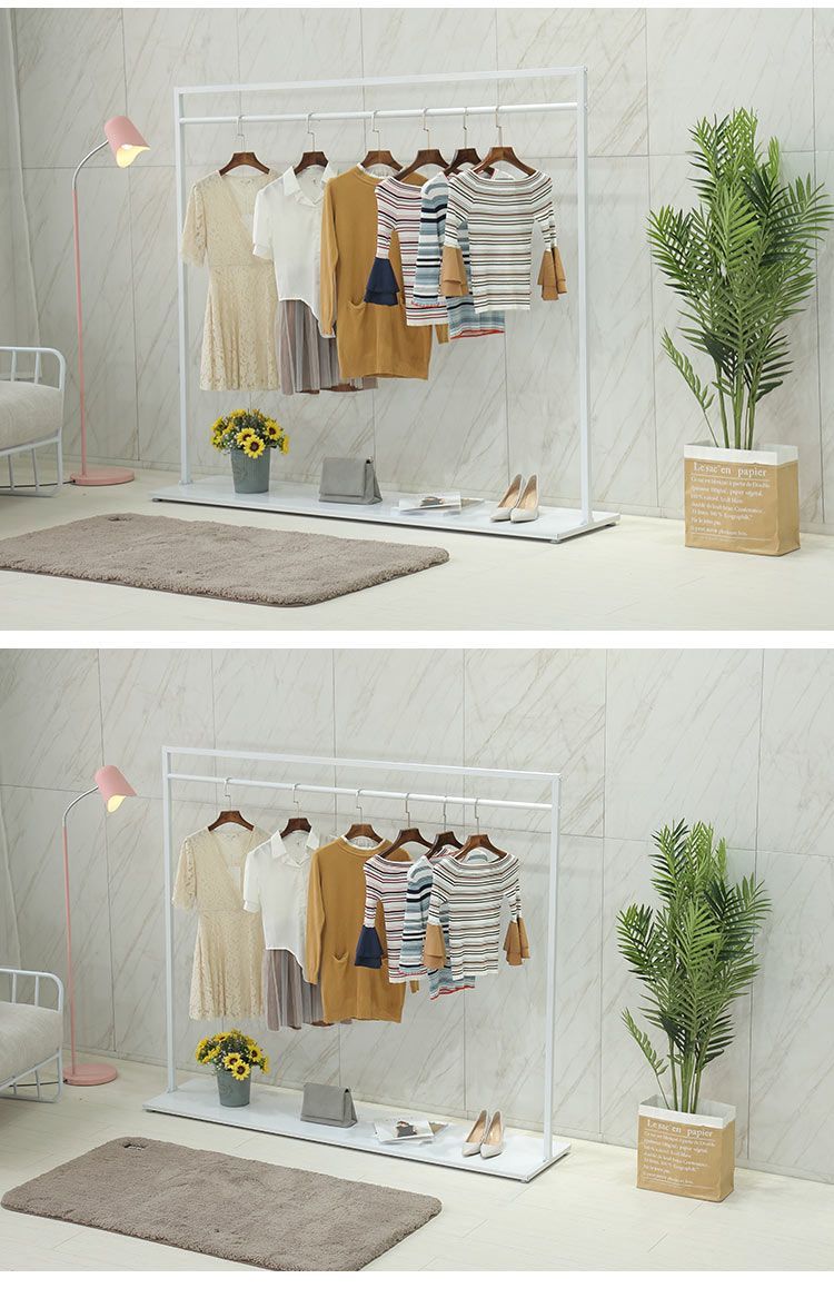 Perchero de pie con nuevo estilo, de hierro forjado, creativo, para sala de estar, dormitorio, simple, para ropa_voghion.com