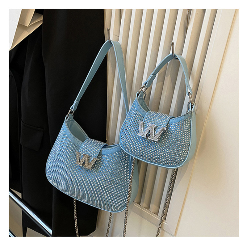 2023 nuove borse per le donne designer mini borsa a tracolla con strass borsa da sera borsa a tracolla con catena_voghion.com