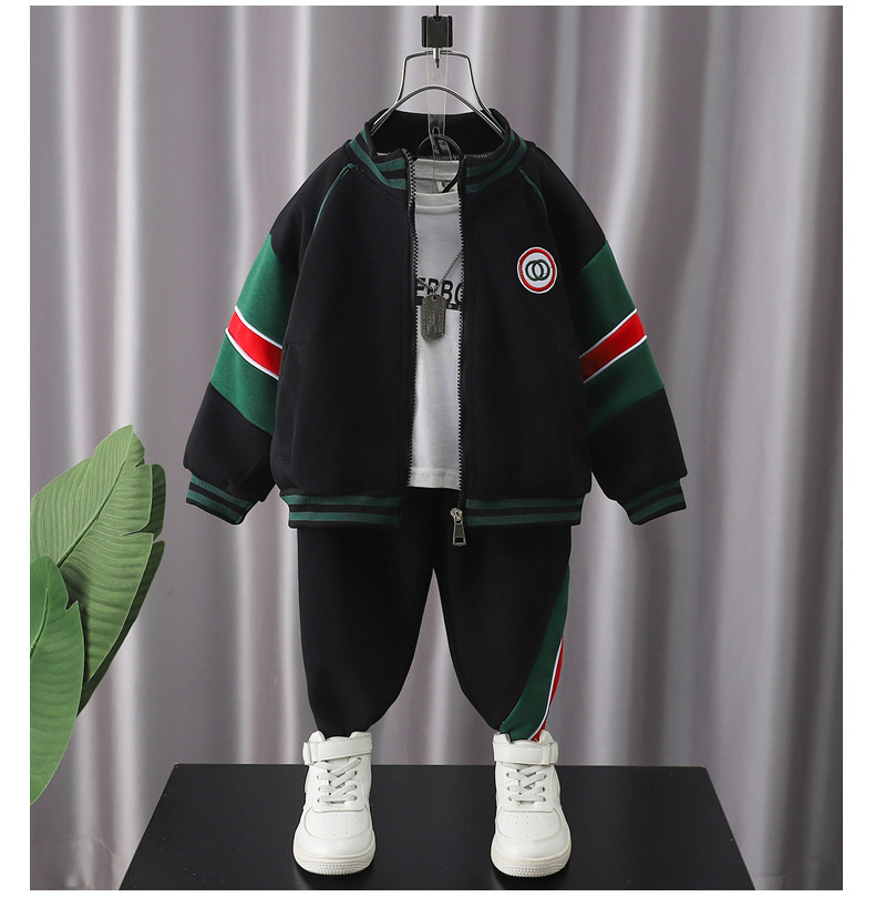 Traje de béisbol para niños, suéter deportivo fresco y atractivo, a la moda, primavera y otoño, novedad de 2023_voghion.com