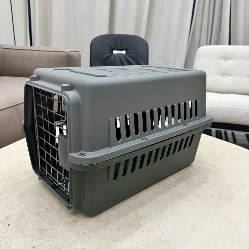 Flugzeugtaugliche Katzentransportbox, tragbare Haustier-Reisebox für Katzen und Hunde_voghion.com