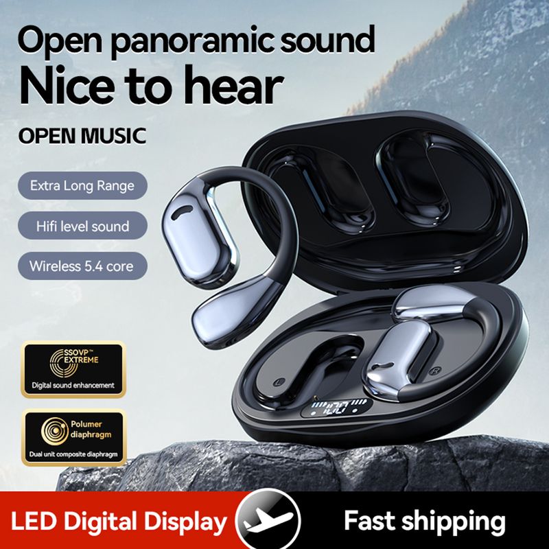 AI Translator M75 bežične slušalice sportske Bluetooth slušalice igraće slušalice slušalice za prevođenje u stvarnom vremenu 144 jezika_voghion.com