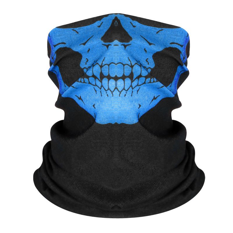 LazyZoom Men Motorcycle Riding Mask Full Outdoor Sun Protection Windproof Dustproof Quick-Dry 3D Helmet Head Cover Neck Gaiter_voghion.com