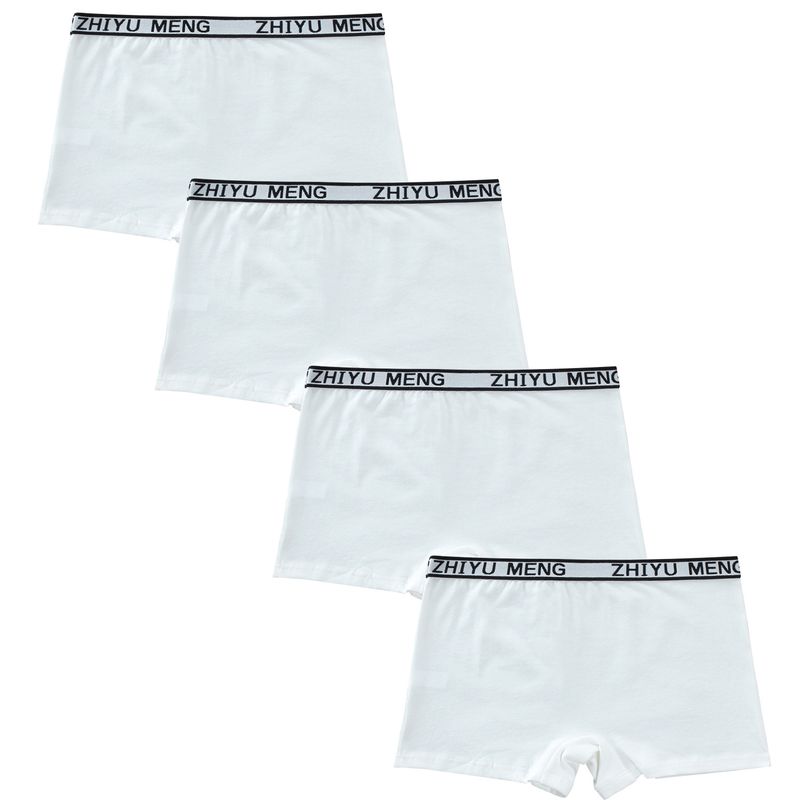 Boxershorts für Mädchen mit mittlerer Taille, einfarbig, für Schüler der Mittelstufe, Boxershorts für Schüler_voghion.com