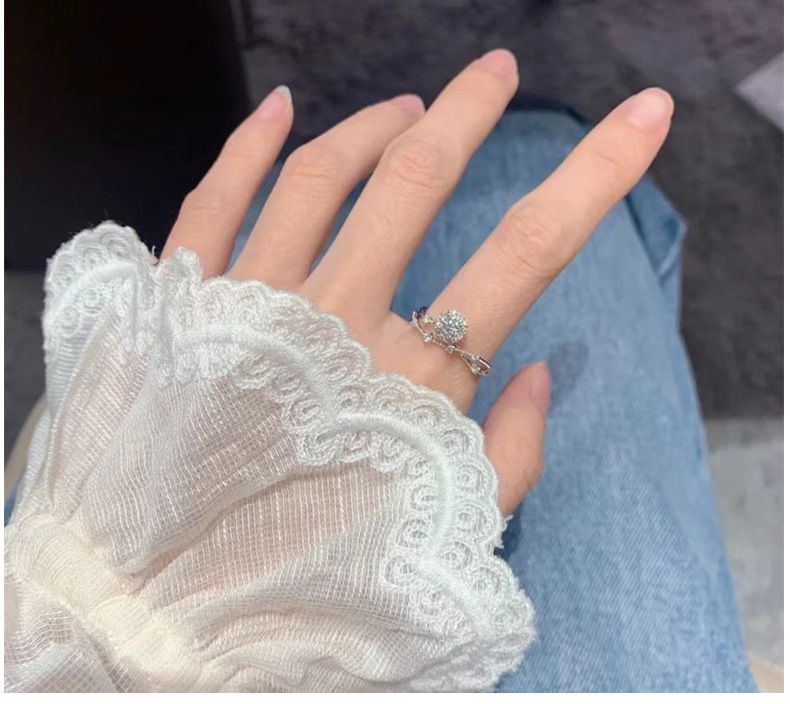 Bague en diamant brillant comme des étoiles, moissanite, argent sterling, niche en or, groupe de conception, incrustation, proposition de mariage, bague de fée_voghion.com