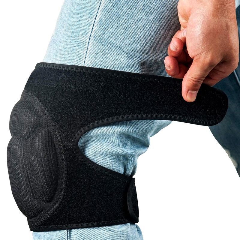 1pair Sports Anti-collision Sponge Knee Pads Football Basketball Fiess Roller Skating Protective Gear Anti-fall_voghion.com