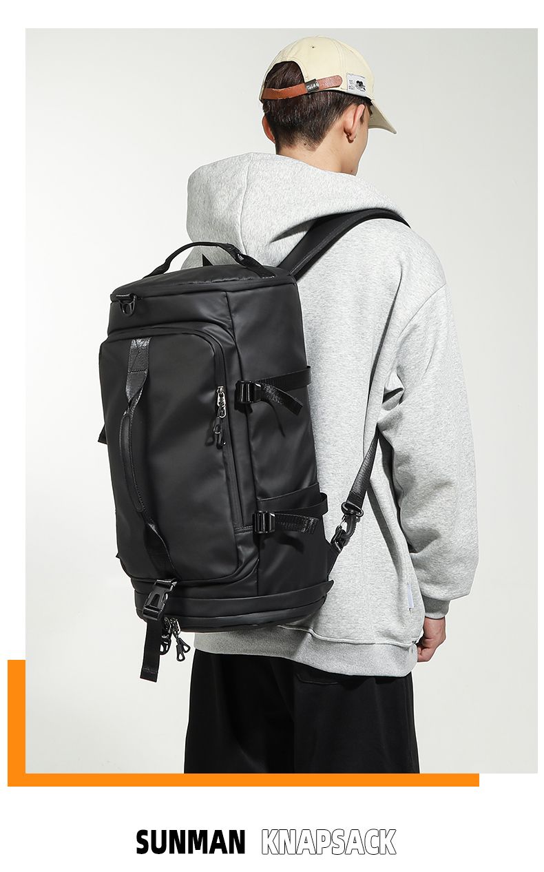 Men's Backpack Outdoor Cycling Multifunctional Travel Business Trip Fitness Large Capacity Sports Hiking Bag_voghion.com