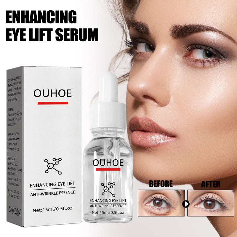 Eye Serum for Dark Circle and Wrinkles Bags Removal Lifting Firming Essence Anti Puffiness Reduce Fine Lines Eye Skin Care_voghion.com
