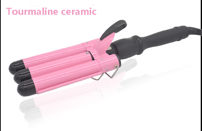 Water wave hair locktång Egg Roll Stick Three-Tube Curly Small And Large Volym 3 Barrel Hair Curler_voghion.com