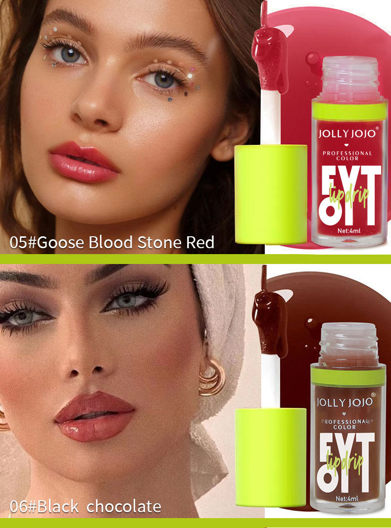 JOJO transparent lip gloss lip balm lip oil lip oil lip plumping moisturizing mirror lip glaze lip gloss wholesale_voghion.com