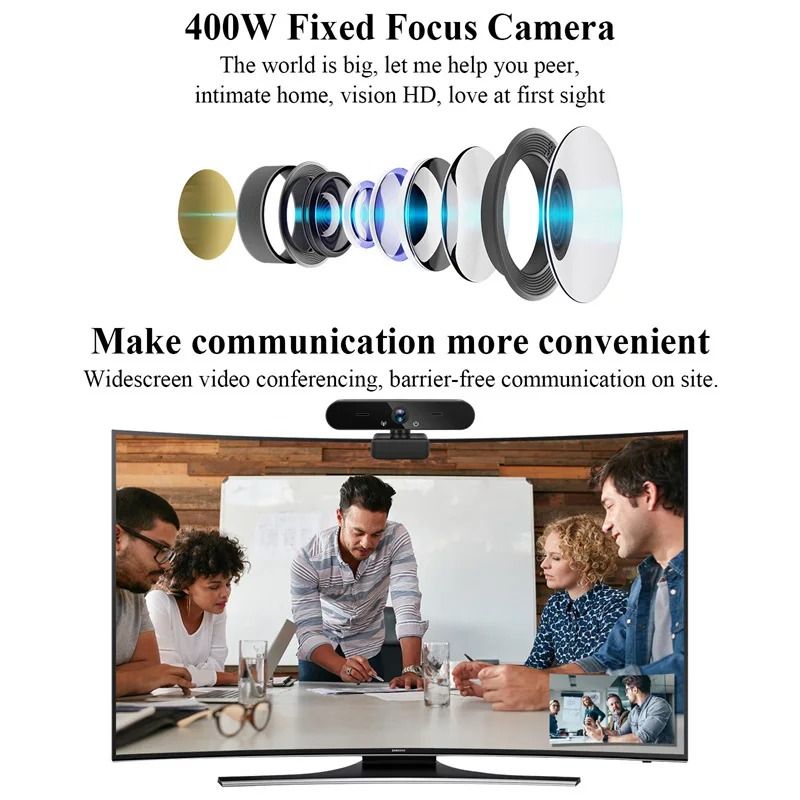 1080P 2K 4K Computer Webcam For Home Video Calling Company Online Meeting 30fps Full HD Microphone Compatible Multiple_voghion.com