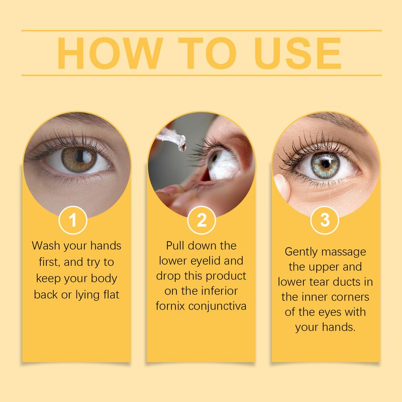 Ximonth Blueberry Honey Eye Drops Ease Astringent Blurred Vision Moisturizing Eye Drops_voghion.com