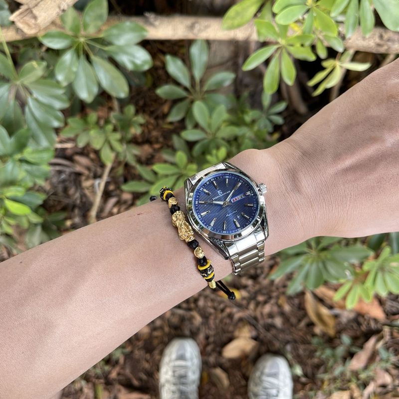 Double Calendar, New Watch Men's Automatic Mechanical Watch Simple Casual Steel Belt Waterproof Hollow Men's Watch Famous Watch_voghion.com