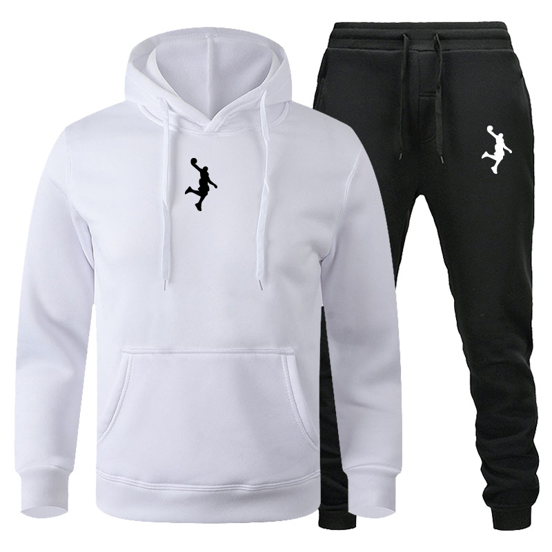 Ensemble de pulls pour hommes, vêtements de sport décontractés, ensemble de pulls pour couple à manches longues automne et hiver, ensemble de pantalons de salle de bain deux pièces_voghion.com