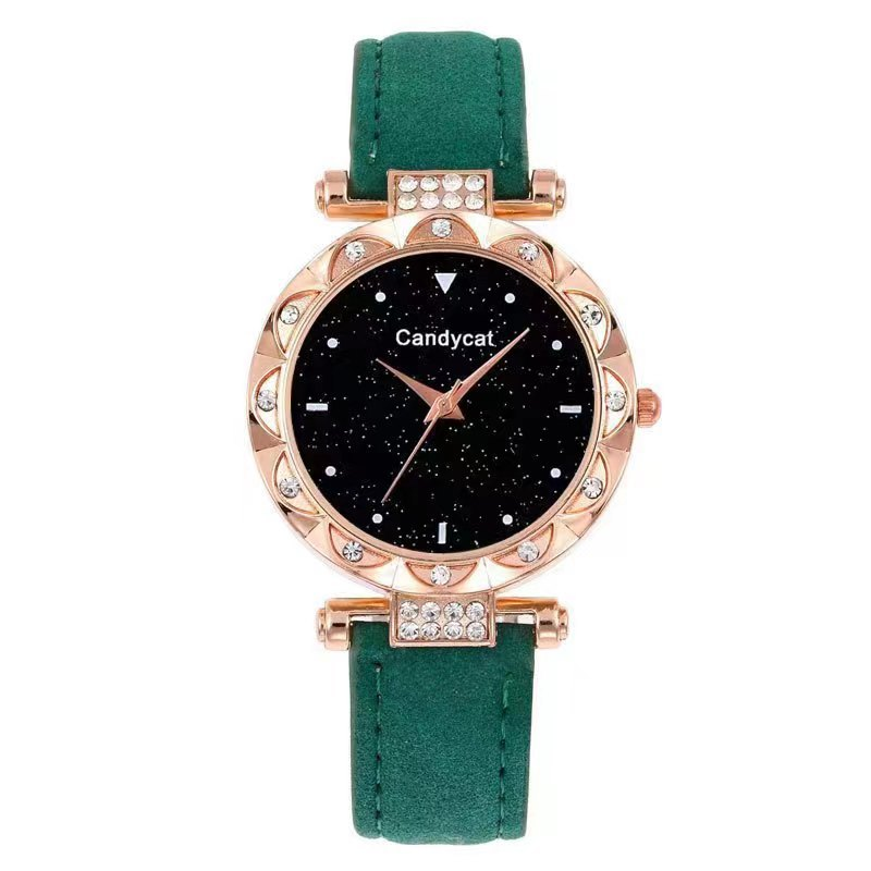 Starry Sky Watch Women's Fashion Trend Simple Women's Watch Student Two-piece Gift Watch Daily Commuter Casual Birthday Valentine's Day Gift_voghion.com