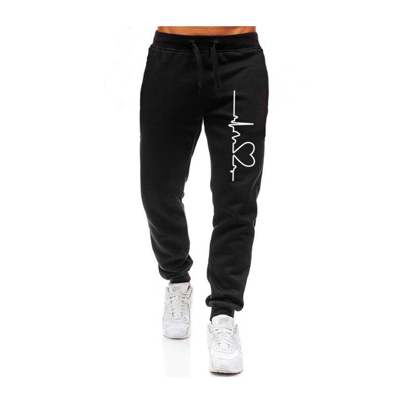 Herrenmode Print Lange Hosen Herbst und Winter Fleece Casual Jogginghose Bottoms mehrfarbig Jogging Fiess Sports_voghion.com