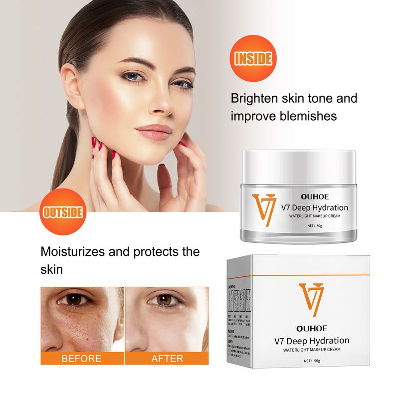 OUHOE Moisturizing And Brightening Toning Cream, Moisturizing Face, Beauty, Rejuvenation, Moisturizing Cream, Brightening, Firming And Smoothing Cream_voghion.com