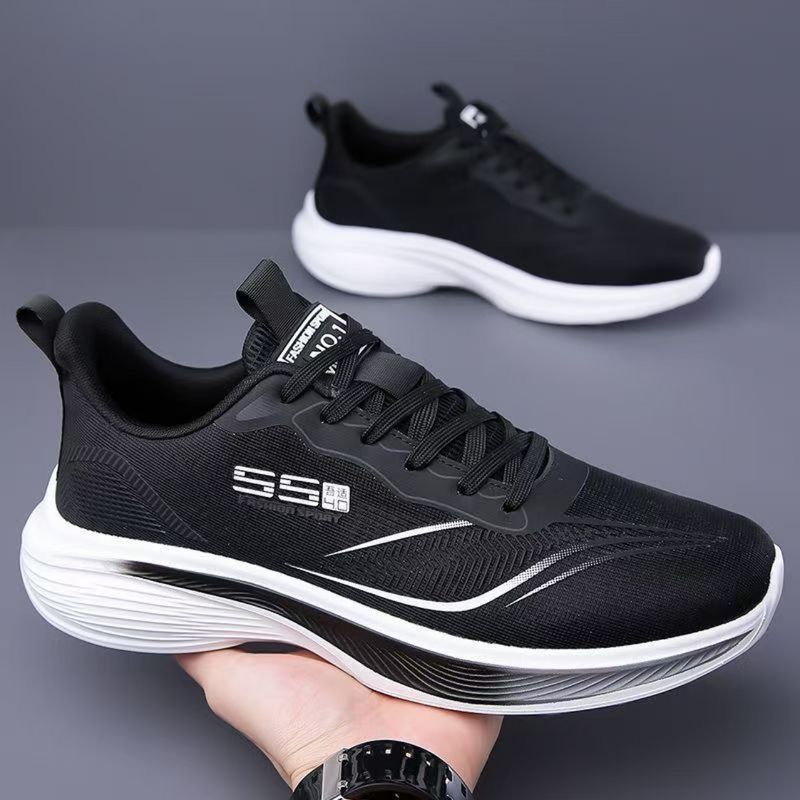 Spring Summer Men's Ultra-light Mesh Breathable Sports Racing Versatile Casual Lightweight Soft Sole Shock-absorbing_voghion.com
