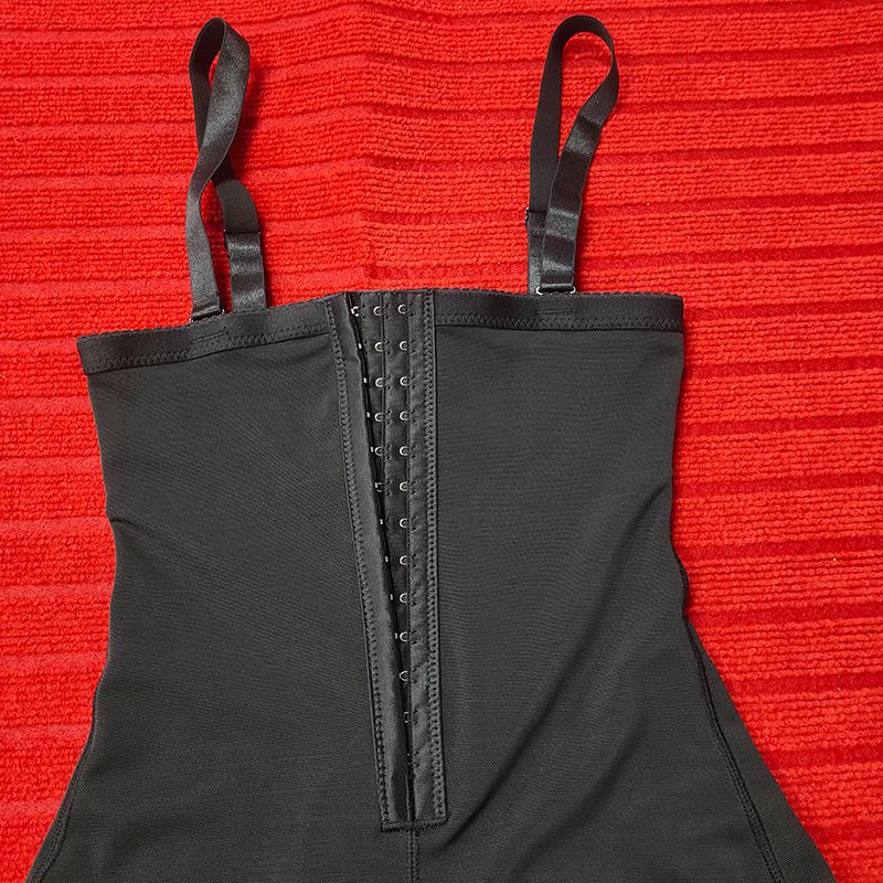 Pantalon amincissant une pièce à trois boutons pour femme, taille haute, fermeture éclair à l'entrejambe, style européen et américain, grande taille_voghion.com