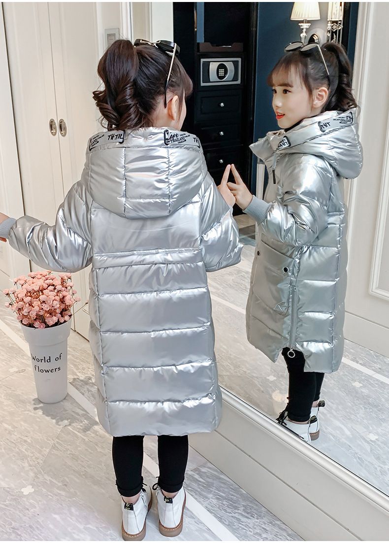 Giacca imbottita in cotone per ragazze e ragazzi, principessa, 2024, capospalla invernale di Capodanno, elegante, di taglia media e grande, per bambini_voghion.com