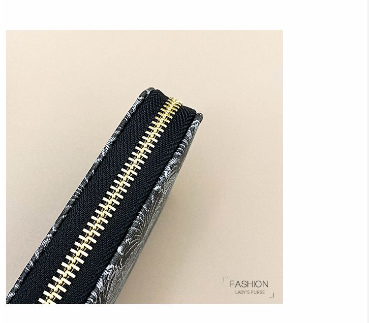 Women’s Bags Women's Long Wallet Large Capacity Clutch New Zipper Clutch Wallet Card Holder_voghion.com