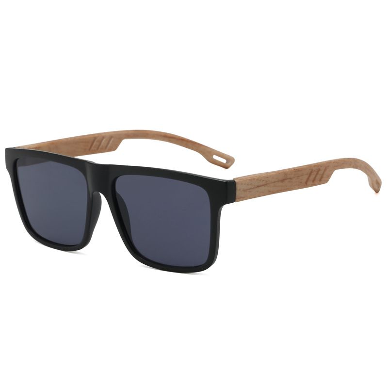 Nuovi occhiali da sole alla moda, versatili e alla moda, con protezione UV in bambù per uomo_voghion.com