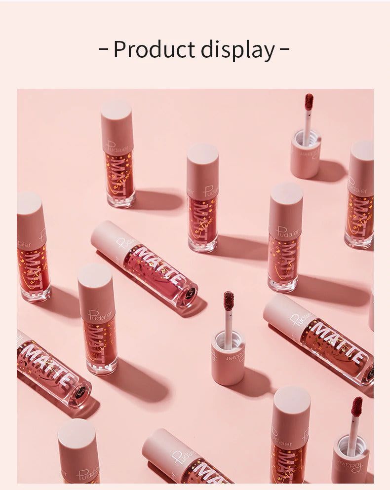 PUDAIER® Air Matte Lip Color - Color #06 Soft Powder_voghion.com