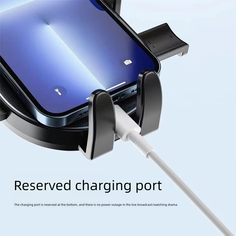 Support de téléphone de bureau, nouveau modèle 2024, diffusion en direct, bureau paresseux, hauteur réglable, base épaisse, universel, durable pour_voghion.com