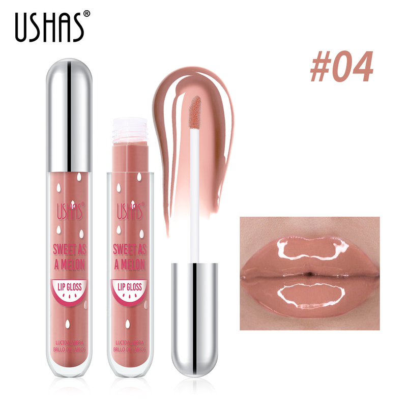 USHAS Moisturizing Lip Oil 12 Color Pearl Shining New Product Brightens Up_voghion.com