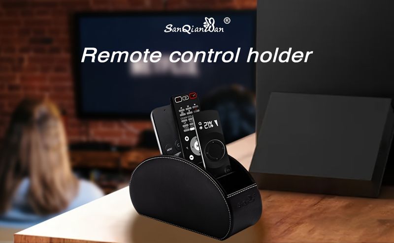 SANQIAWNAN5 PU-Fernbedienungshalter, multifunktionale Desktop-Aufbewahrungsbox für TV-Mediengeräte, Fernbedienungen, Stifte, Bürsten, Brillen, Bürobedarf_voghion.com