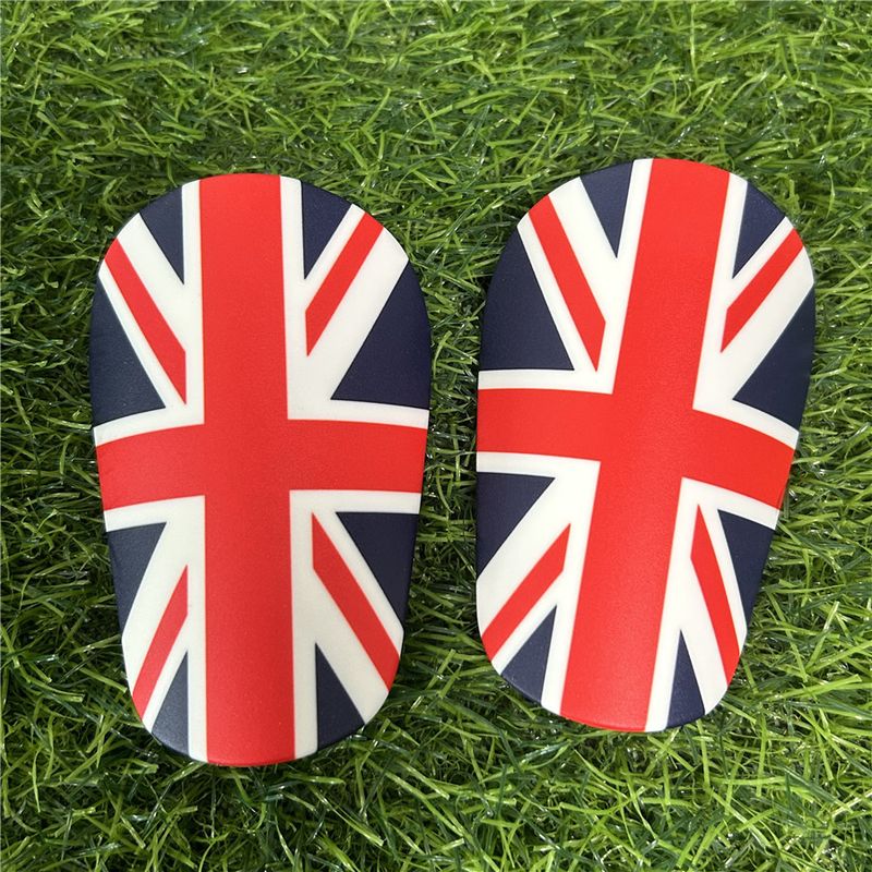Scheenbeschermer Britse vlag Kleine voetbalscheenbeschermers Mini Mini scheenbeschermers Trainingsbenodigdheden Beschermende uitrusting Scheenbeschermers Voetbeschermers_voghion.com
