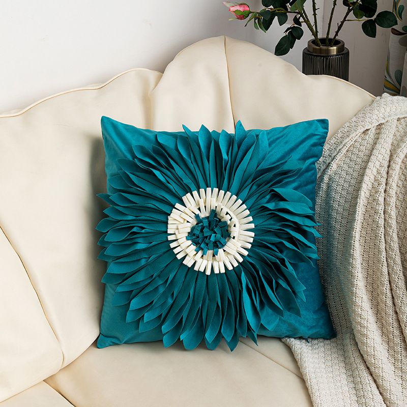 Nuovo bellissimo cuscino per divano con toppa a forma di fiore grande tridimensionale ricamato modello di decorazione per la casa federa per cuscino da camera_voghion.com