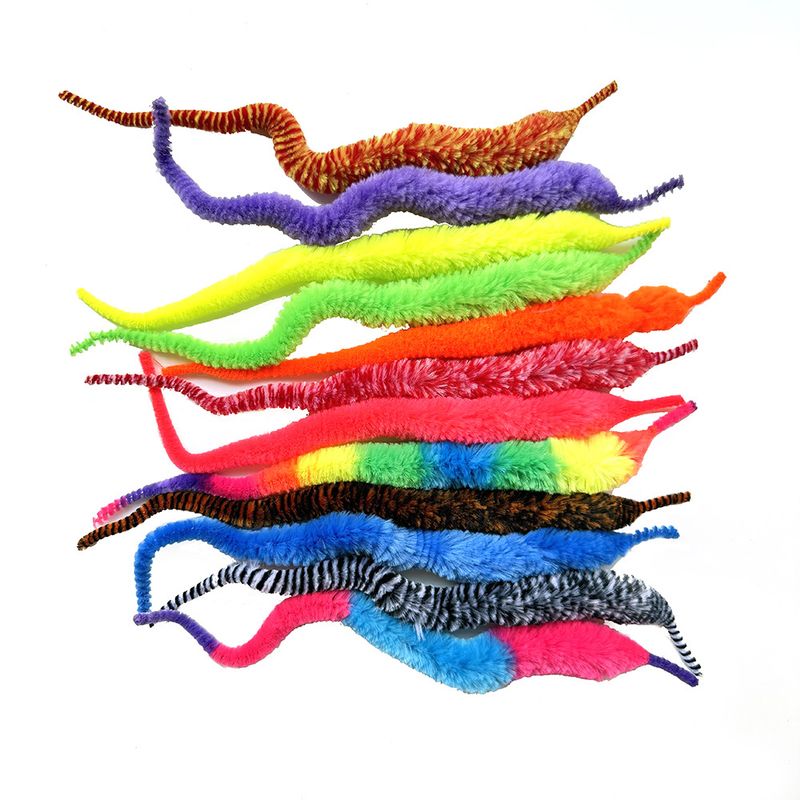 Giocattolo interattivo per gatti che si inseguono, che si inseguono e si prendono gioco della noia, auto-intrattenimento, bruco colorato_voghion.com