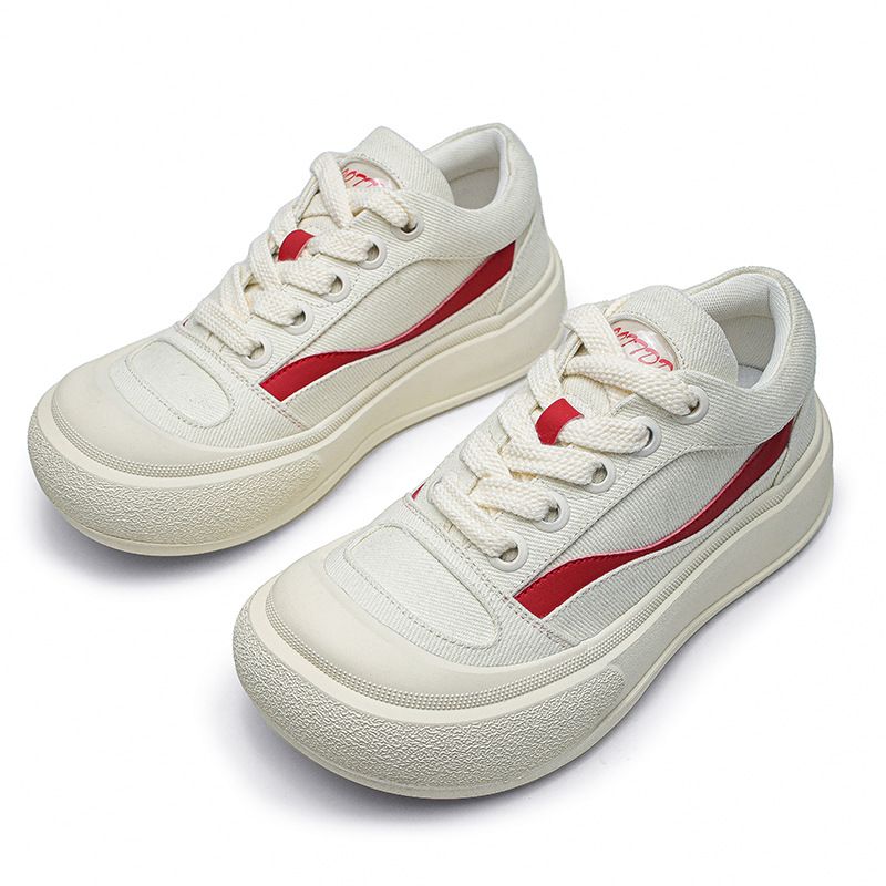 Ugly Cute Trendy And Versatile Dad Round Toe Bread Sparkling Drinks, Celebrity Pairs, Canvas Shoes, Board Shoes_voghion.com