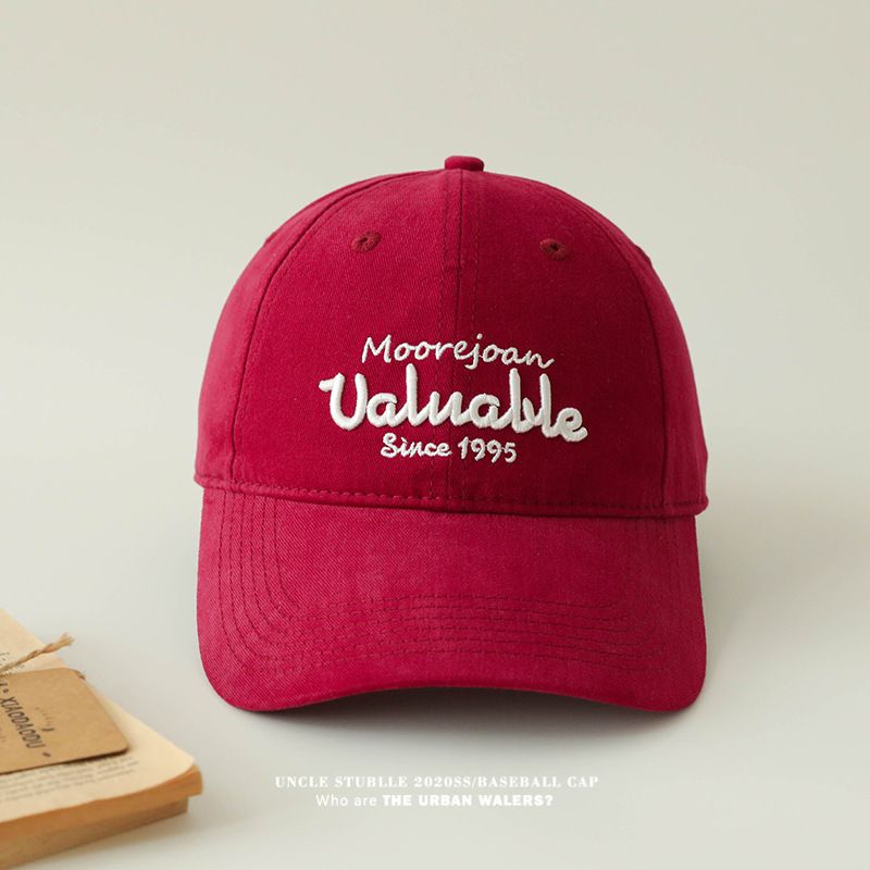 Nuovi cappelli da baseball per uomo e donna, marchio alla moda, originale, con lettera ricamata, berretto a becco d'anatra morbido in stile coreano, versatile per far sembrare il tuo viso piccolo._voghion.com