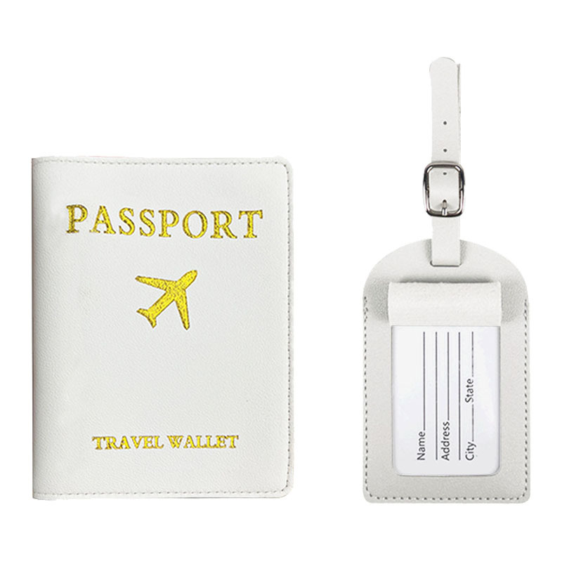 Luggage Tag And Passport Cover, Set Card Passport Holder Set Luggage Tag Passport Holder Passport Cover_voghion.com