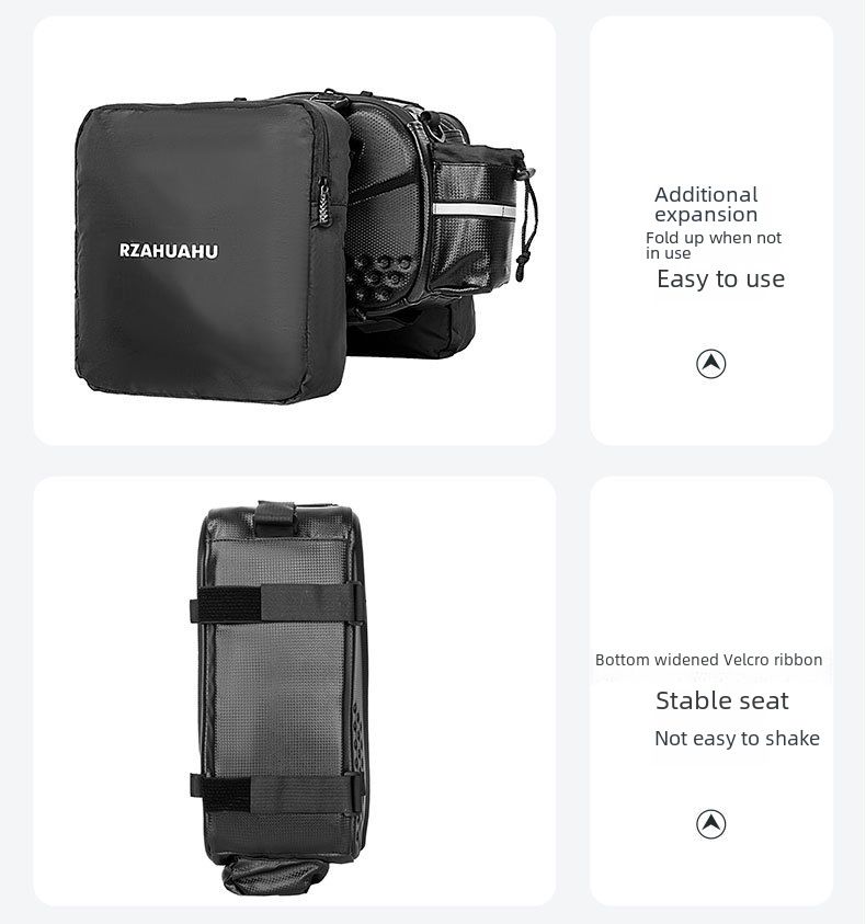 Sac à dos de vélo Sac de siège arrière Sac à dos de vélo de montagne étanche Sac de conduite Sac de porte-bagages Accessoires de vélo Équipement_voghion.com