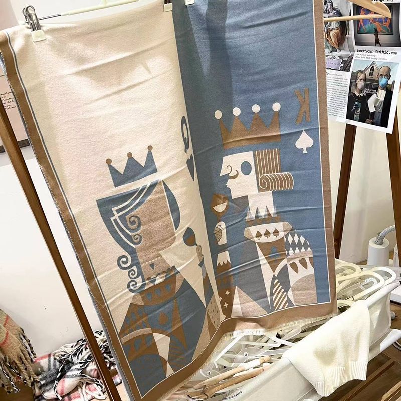 Livestreaming Internet Promi Kaschmir Fraen High-End Jacquard waarme Schal, Wanter Büro Loft_voghion.com